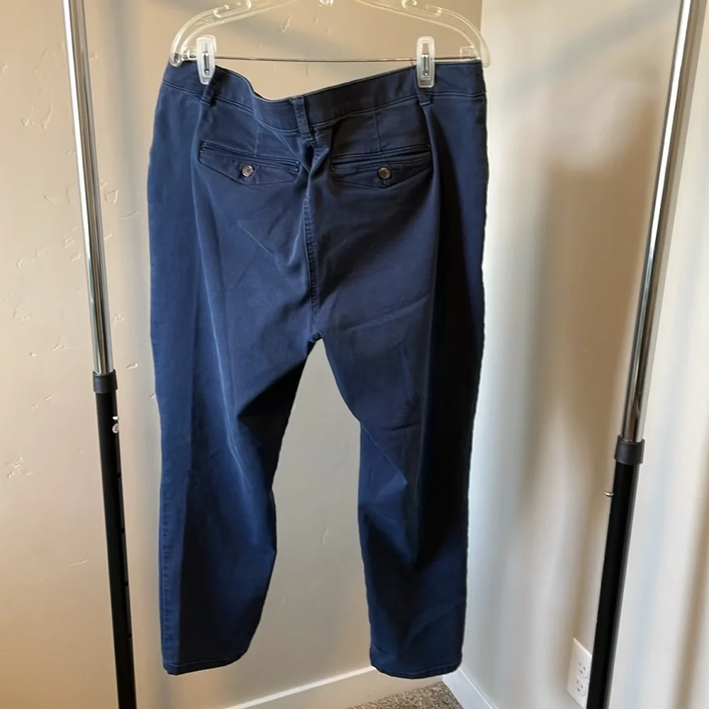 Violets & Roses navy blue chinos size 16w - Picture 3 of 4